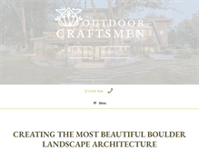 Tablet Screenshot of outdoorcraftsmen.com